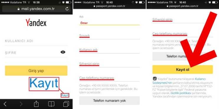 Yandex mail açmak için gösterdiğim bu adımları takip etmeniz yeterli olacaktır.