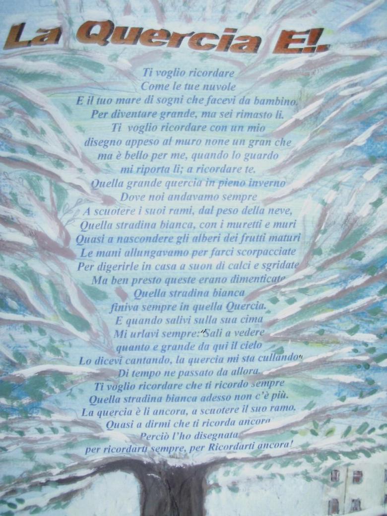 Umberto e la quercia gennaio 2012