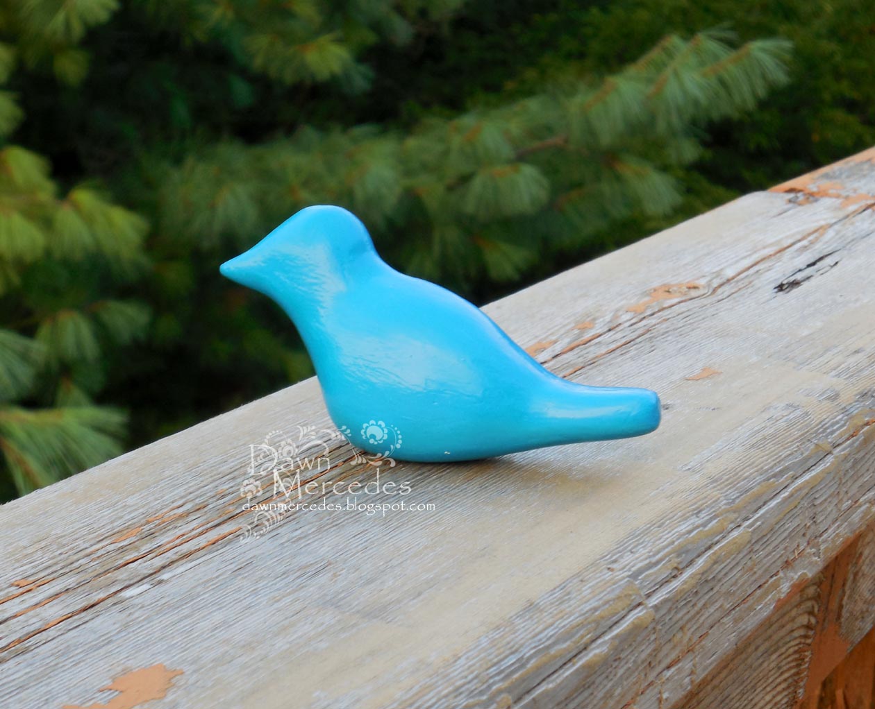 Creative Paperclay® air dry modeling material: Blue Bird