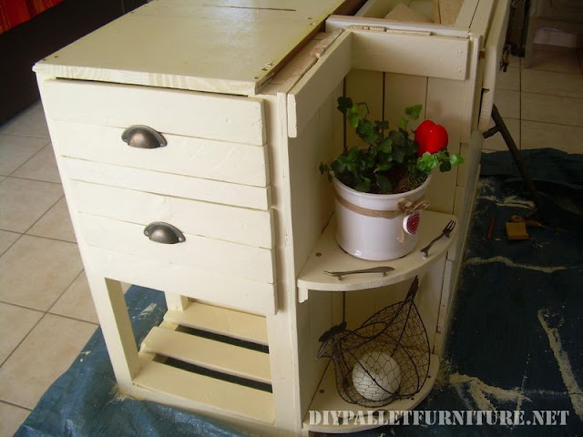 Mueblesdepalets.net: isla de cocina con palets