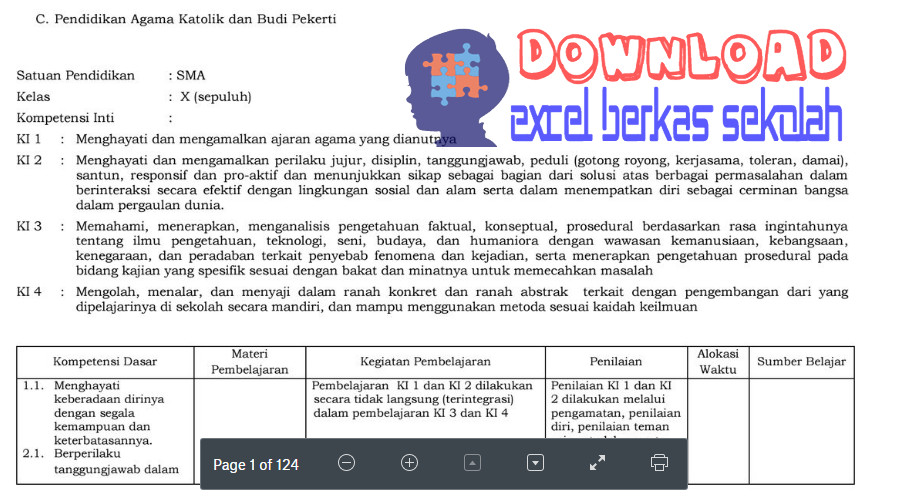 Silabus Agama Katolik Kelas X Kurikulum 2013 Revisi 2017 Excel Berkas Sekolah Silabus Agama Katolik Kelas X Kurikulum 2013 Revisi 2017 Excel Berkas Sekolah