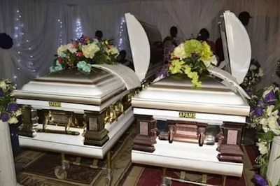 2ABC Photos:Tears as popular Lagos business mogul and wife who died in accident are laid to rest in Anambra State