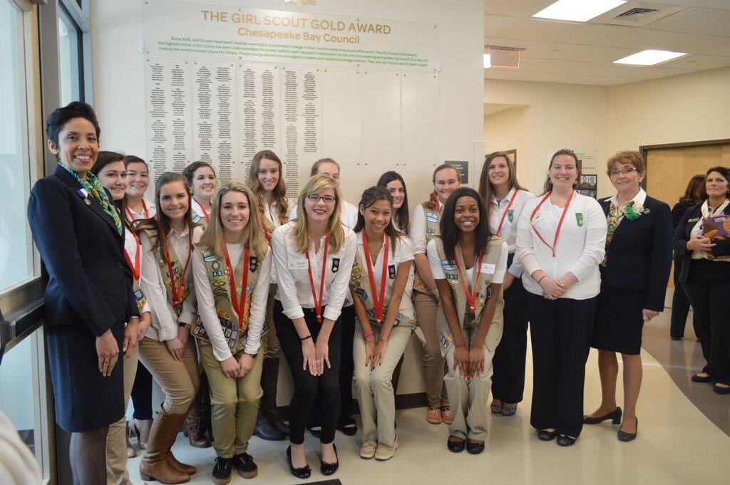 On the Road with Anna Celebrating the Gold Award Centennial with Girl Scouts of the Chesapeake