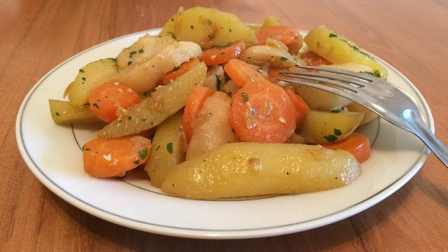 Mijoté de carottes pomme de terre et navets