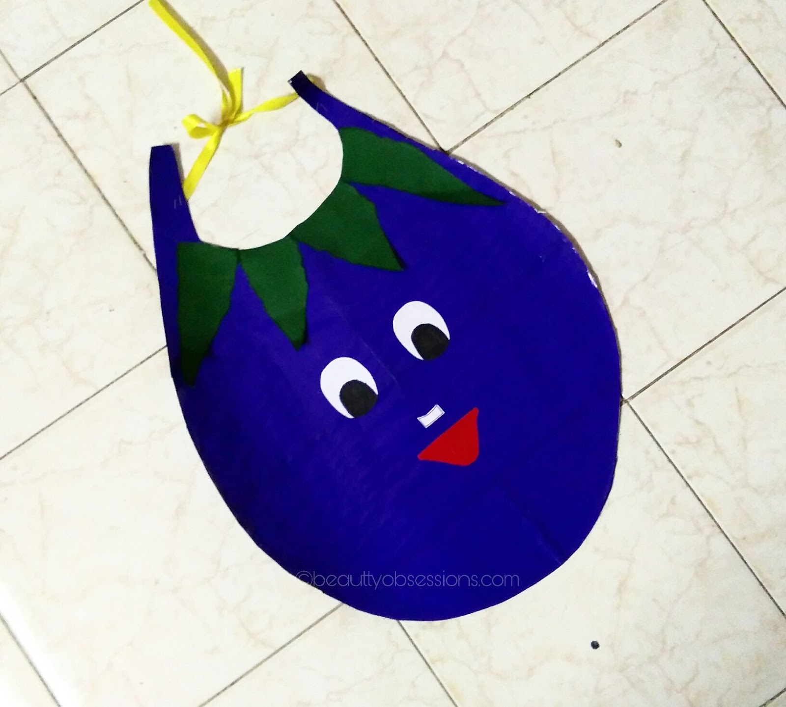 How To Make Brinjal With Chart Paper