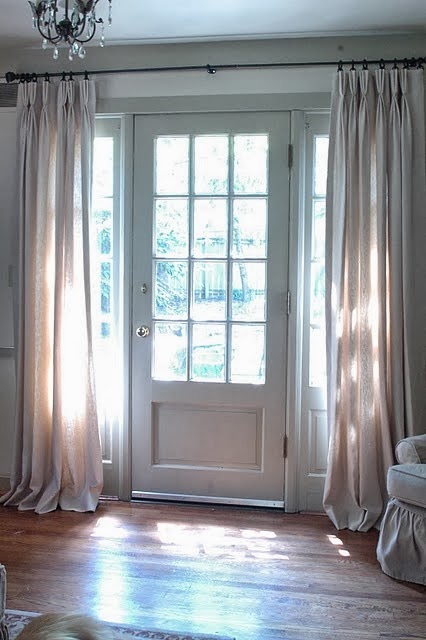 Our British-American Life: Entryway Curtains - Yay or Nay?