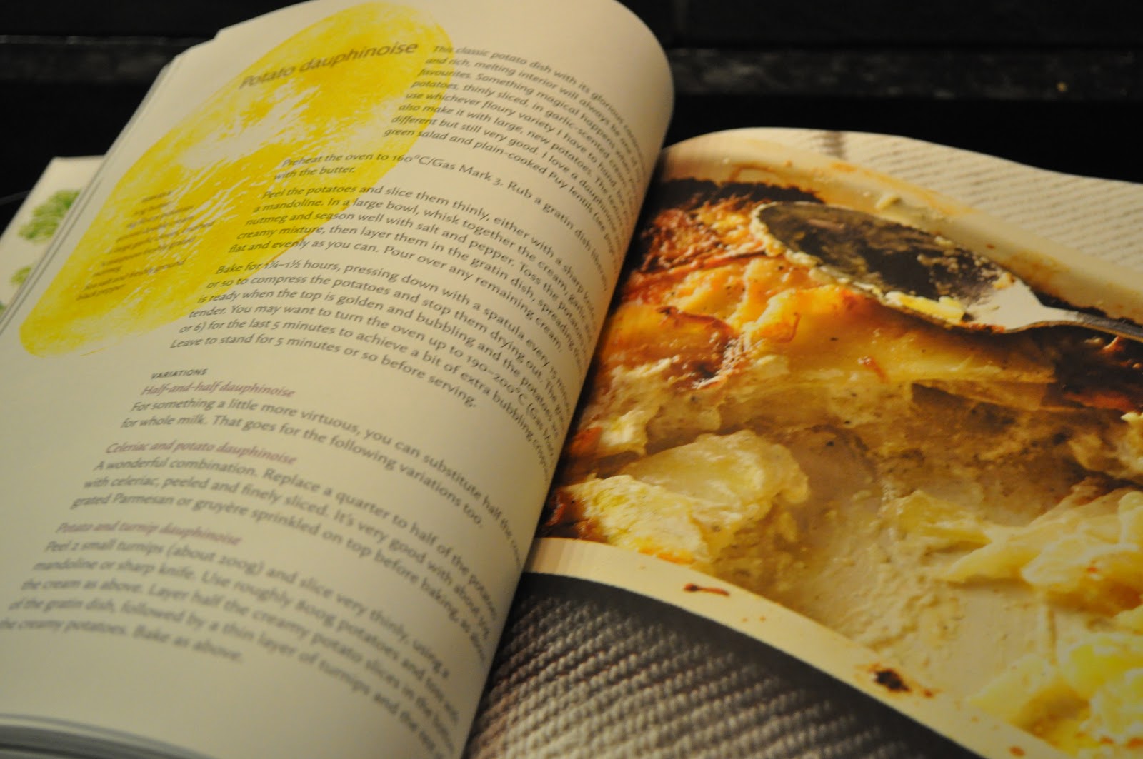 What vegetarians eat River Cottage Baked Mushrooms with Dauphinoise Potatoes