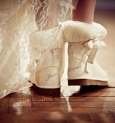 Just Married Bridal Boots