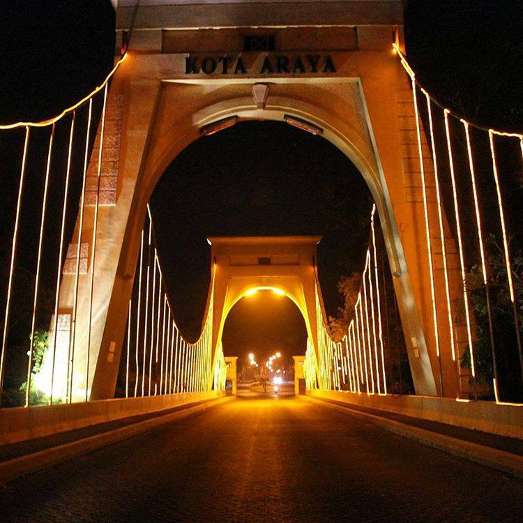 Hasil gambar untuk jembatan araya