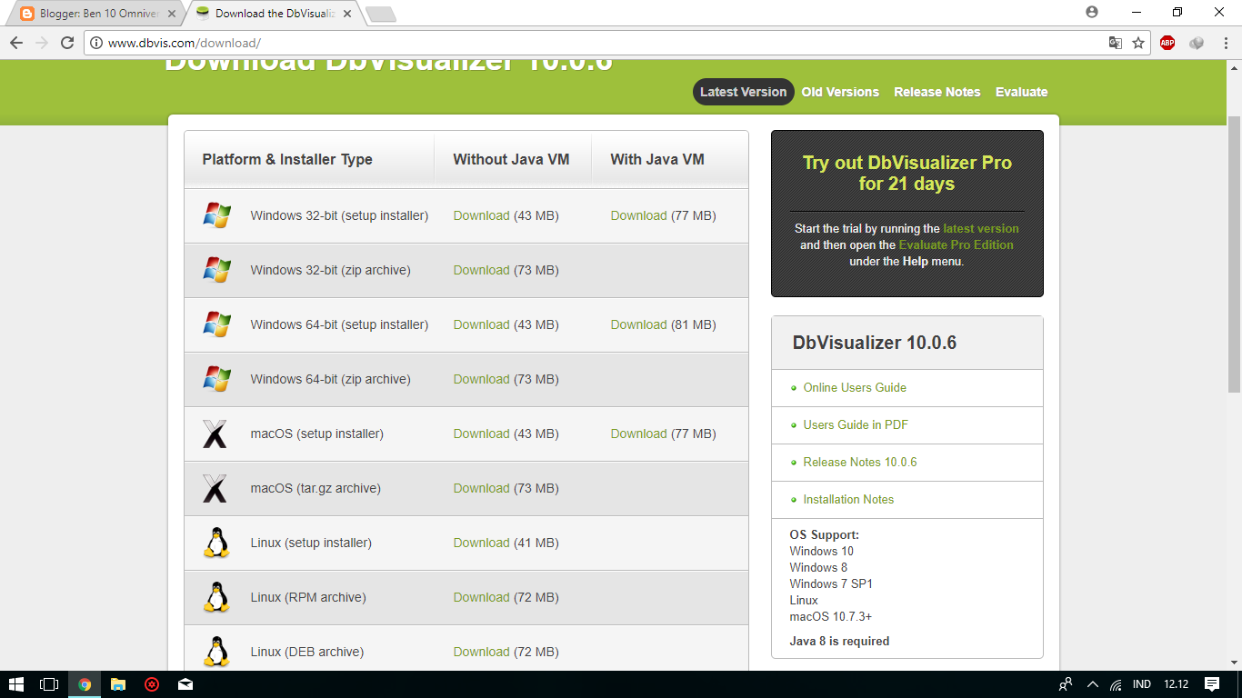 mysql dbvisualizer