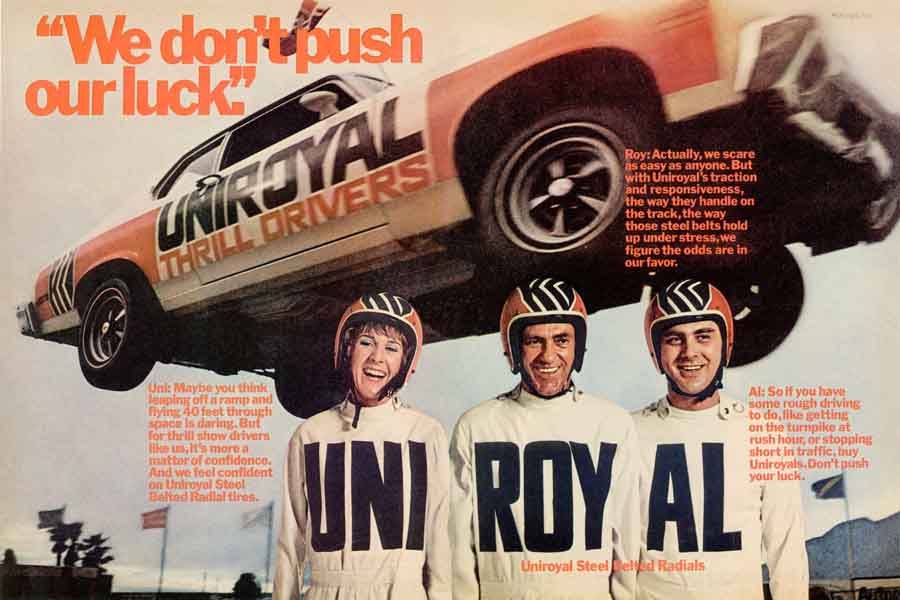 Just A Car Guy Uni Roy Al... a tire advertising campaign so obscure I