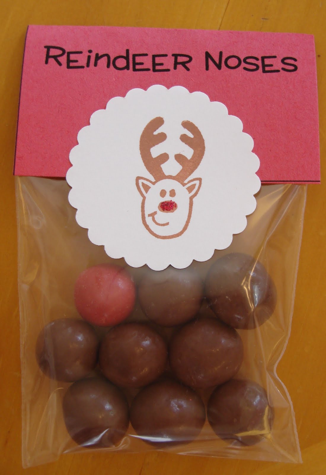 Cupcake Tree Designs Reindeer Noses!