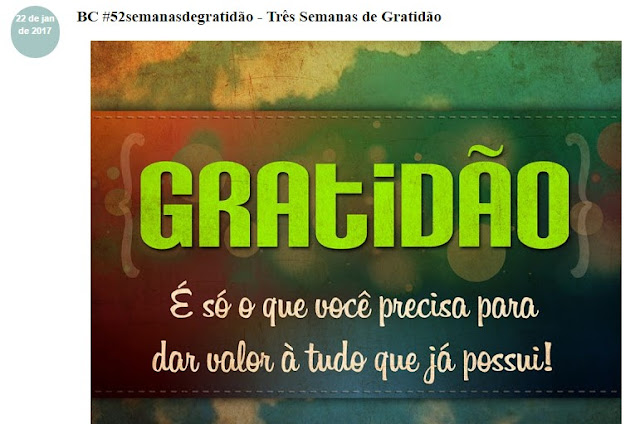 BC 52 semanas de Gratidão