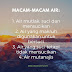KAMU HARUS TAHU 4 MACAM AIR INI, AGAR MAKIN MANTAB IBADAHMU