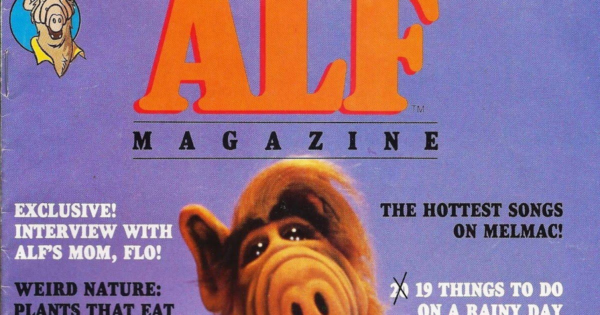 ALF Magazine Spring 1989 ALF's Mom Flo Interview & Plants That Eat Meat