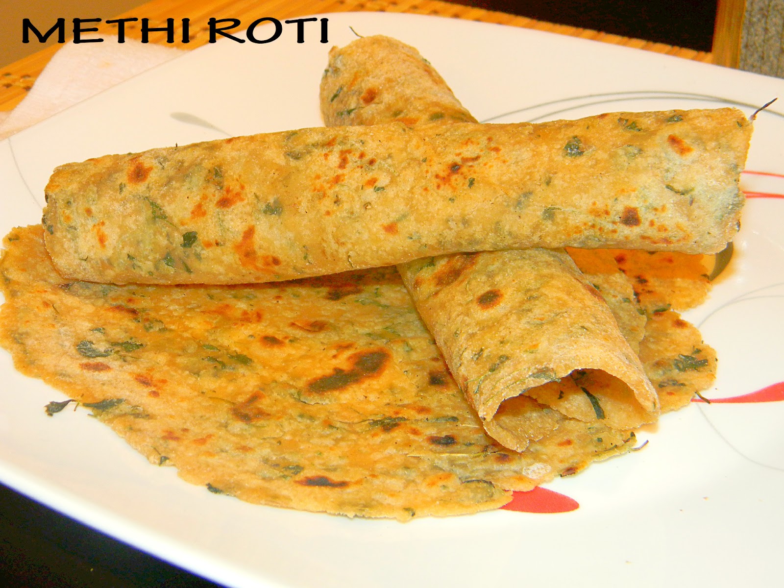 Foody Buddy FENUGREEK LEAVES CHAPATHI METHI ROTI ROTI RECIPE