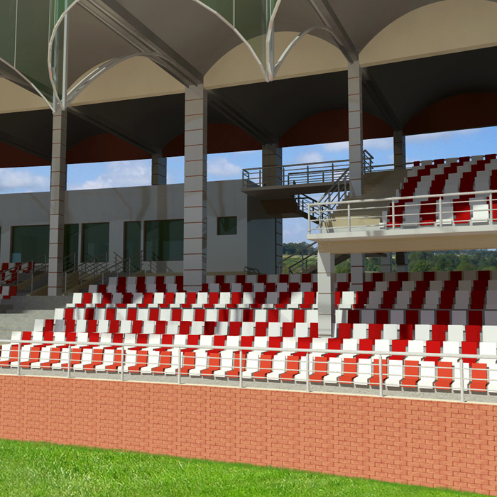 Stadium Match Ground Fourtres 3D Design