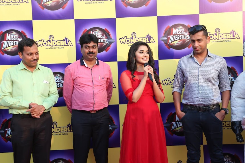 Anupama Parameswaran wearing Asmitha & Madhulatha outfit at Wonderla Hyderabad