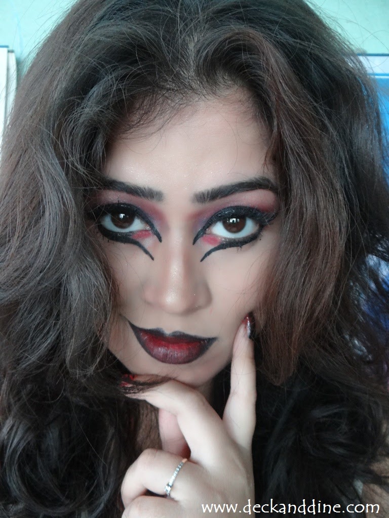 Easy Halloween Witch/Catwitch Makeup Tutorial Deck and Dine