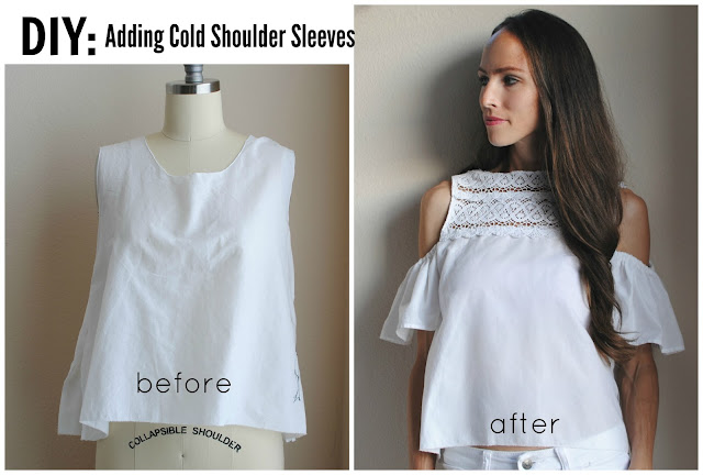 All About Sleeves: How to add the "cold shoulder"