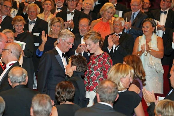 King Philippe and Queen Mathilde attends the 8th gala concert of the King Baudouin foundation organized by the East Flanders committee in Gent