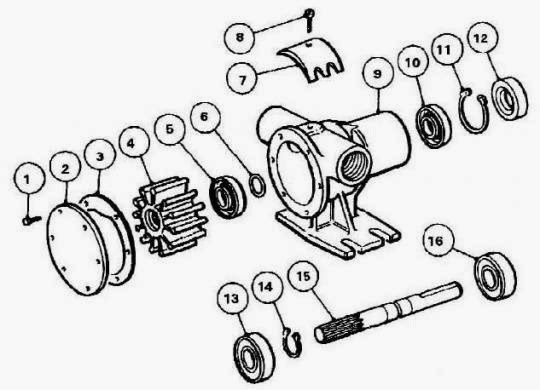 Carlyle: Jabsco raw water pump servicing