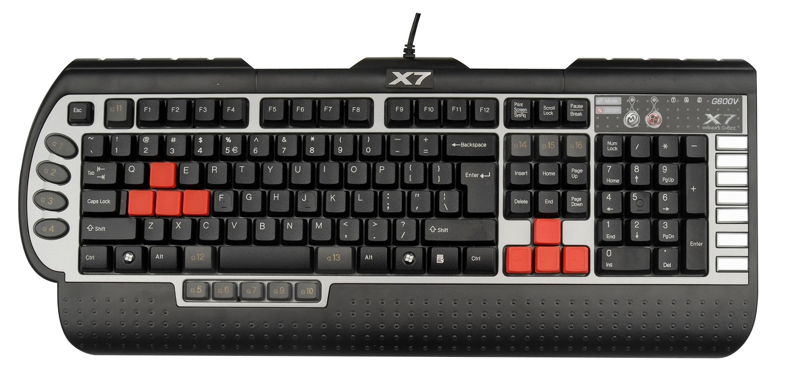 Keyboard Gaming: Review keyboard a4tech X7 G800V