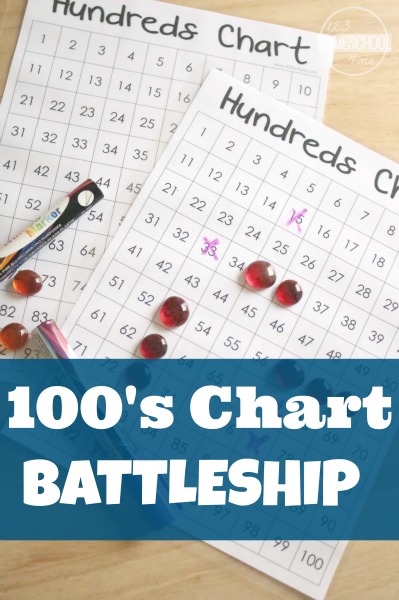Hundreds Board Battleship Game for Kids | School Time Snippets