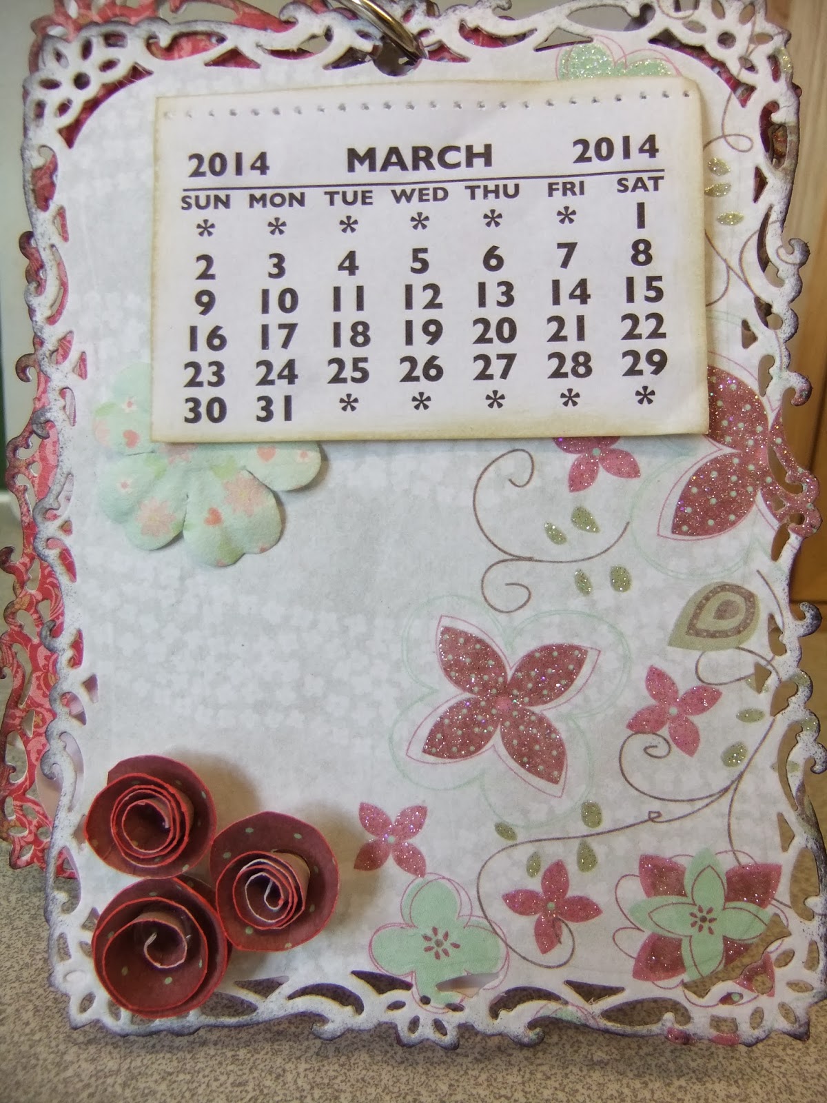 Challenge Entry for Lulupu Handmade Desktop Calendar