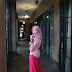 Padu Padan Jilbab Dusty Pink
