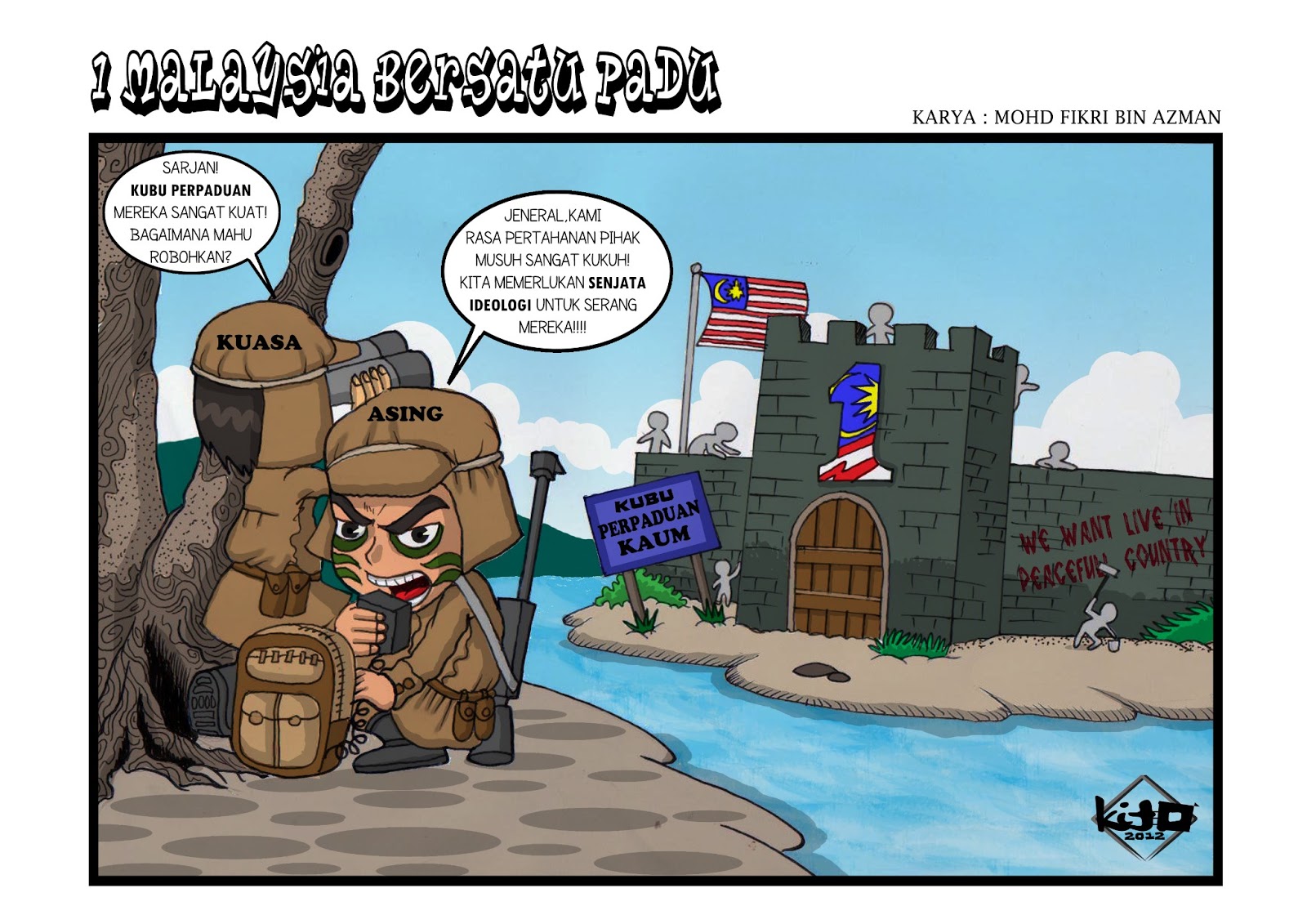 Gambar Kartun Yang Bersatu Padu - PrincesskruwBaker