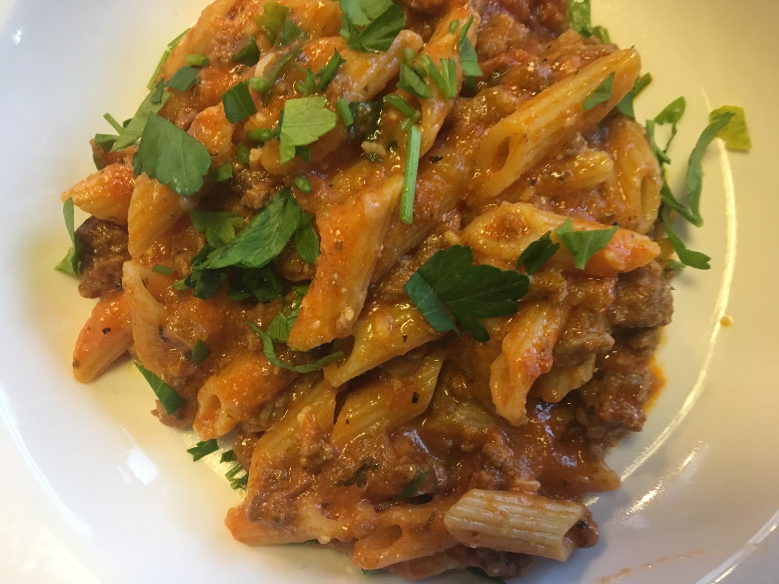 Cooking with Barry & Meta Chef Alli's Pressure Cooked Creamy Penne Pasta with Ground Beef