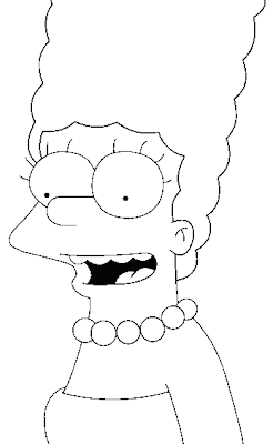 Marge Simpson Coloring Pages Cartoons Coloring Pages November 2011