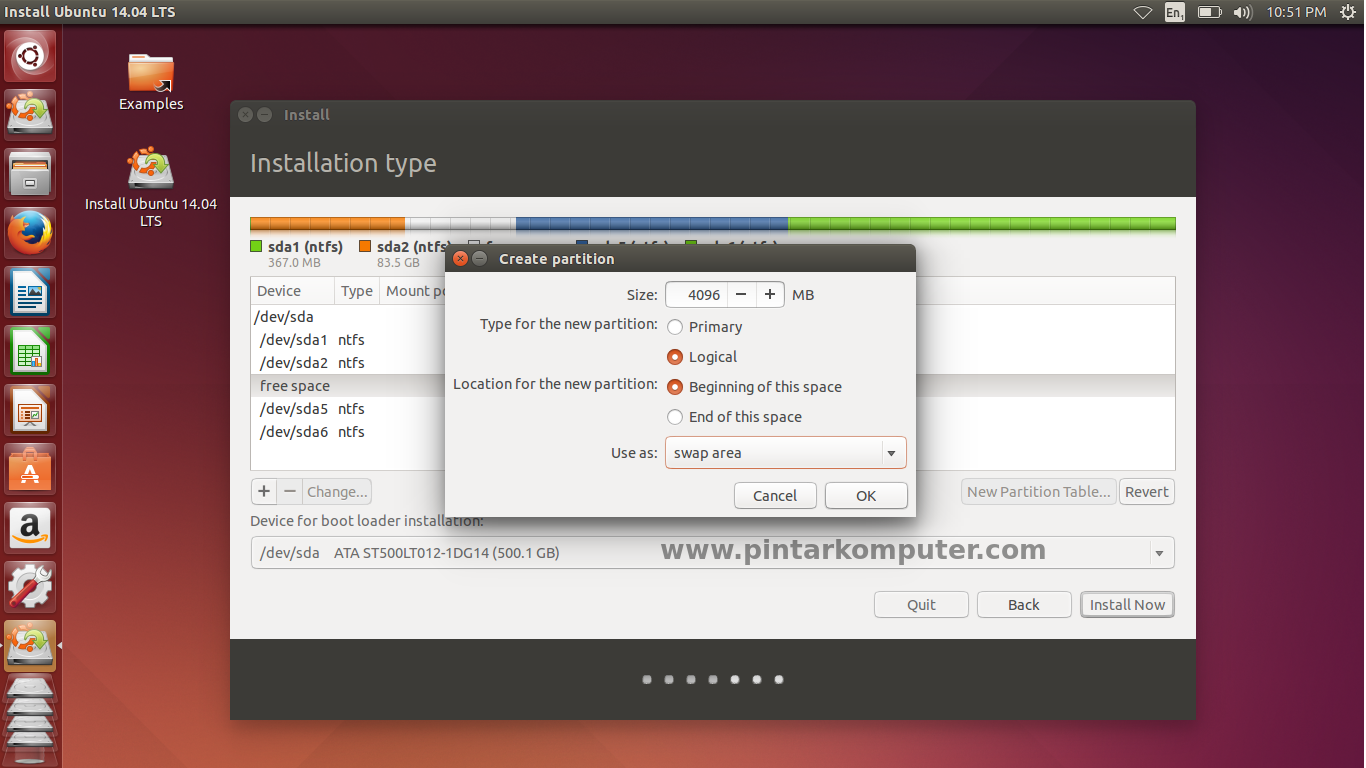 Cara Dual Boot Ubuntu 14.04 LTS dan Windows 8.1