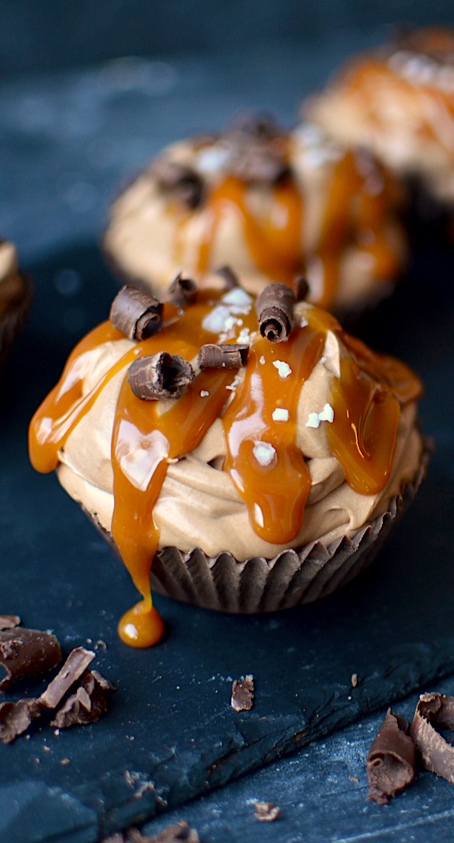 Yammie's Noshery Salted Caramel Chocolate Mousse Cups