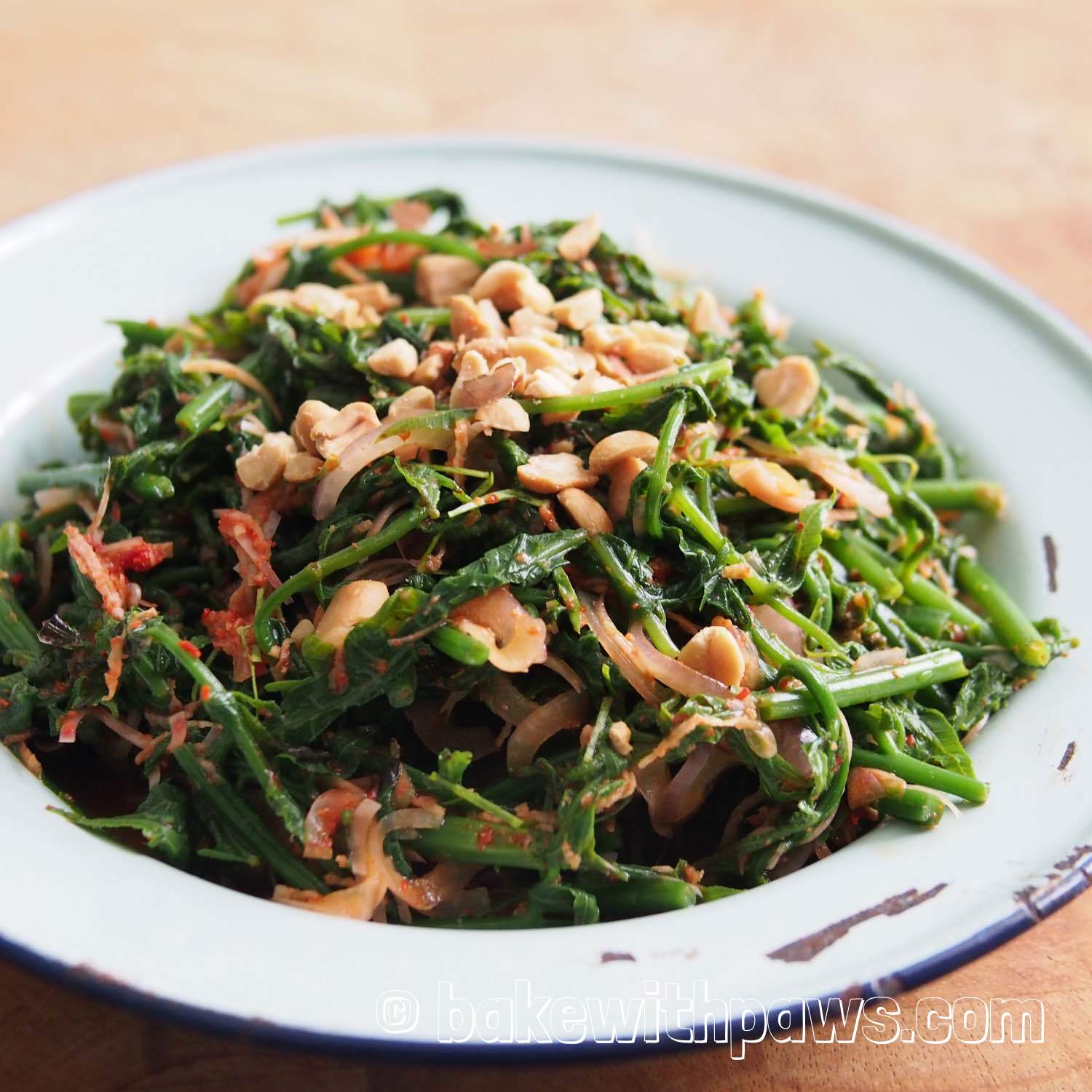 Kerabu Pucuk Paku Fiddlehead Fern Salad BAKE WITH PAWS kerabu-pucuk-paku-fiddlehead-fern-salad-bake-with-paws