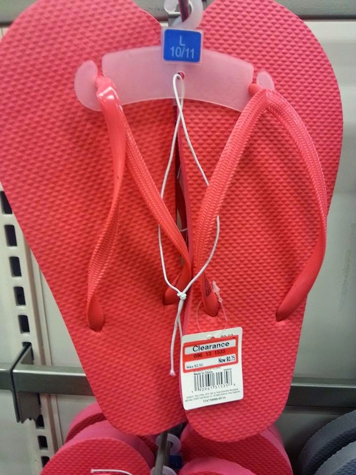 Target Deals: Flip-Flops 75 Cents Per Pair (Normally $2.50!)