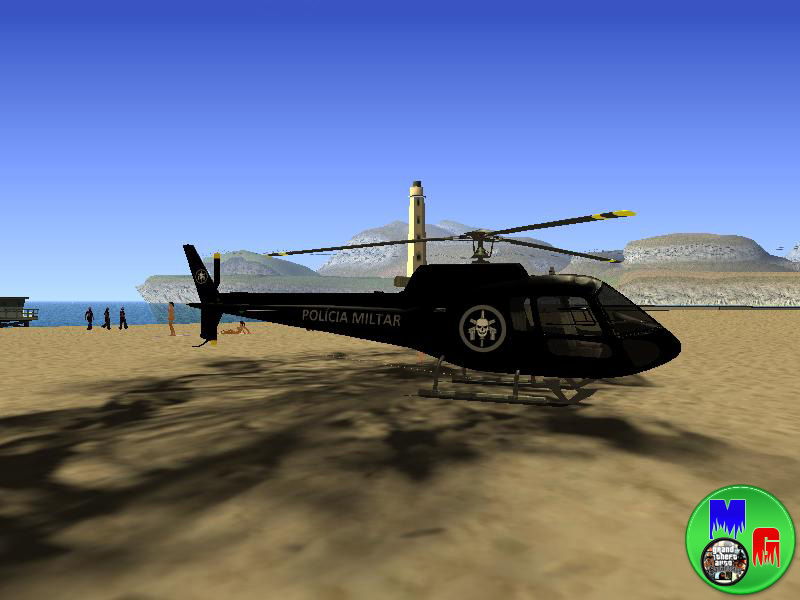 Gta San Andreas Nacional Mods Novo Helicóptero Do Bope