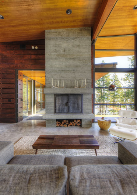Living Room Design of Coeur D’Alene Residence