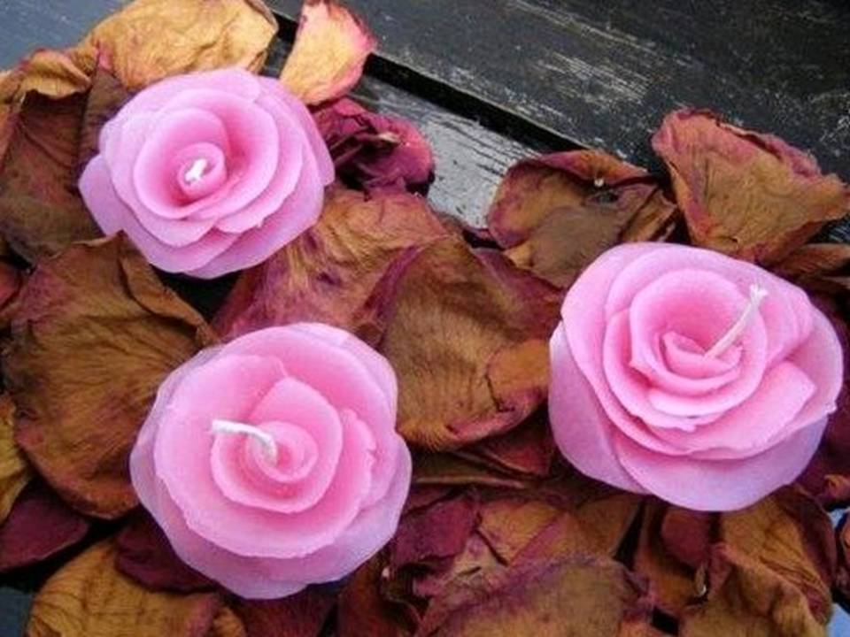 How to Make Creative DIY Candle Wax Rose in Easy Steps