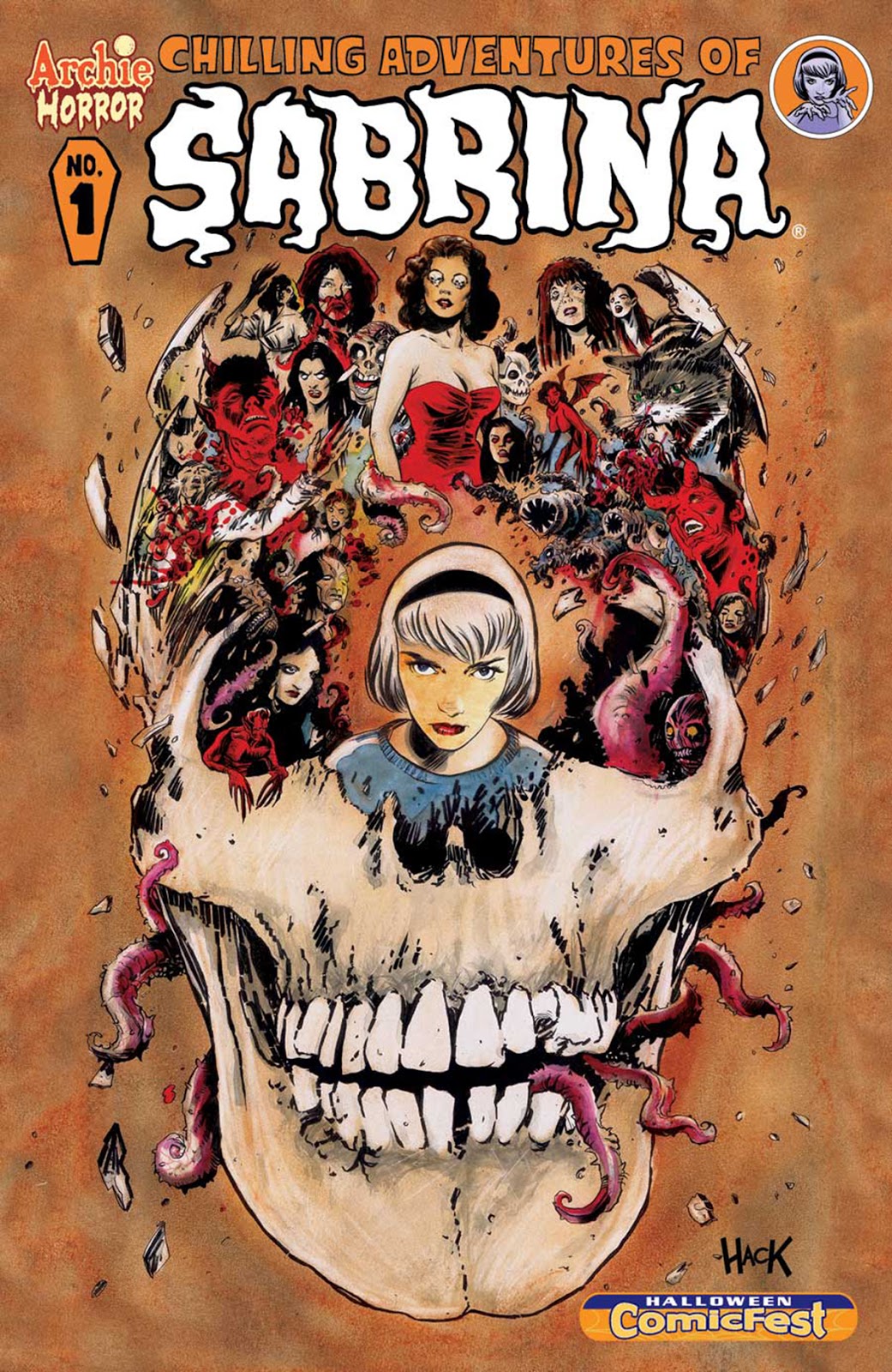 Chilling adventures of Sabrina comic book Archie Horror