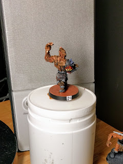 flames came out a bit better. Skaven back view