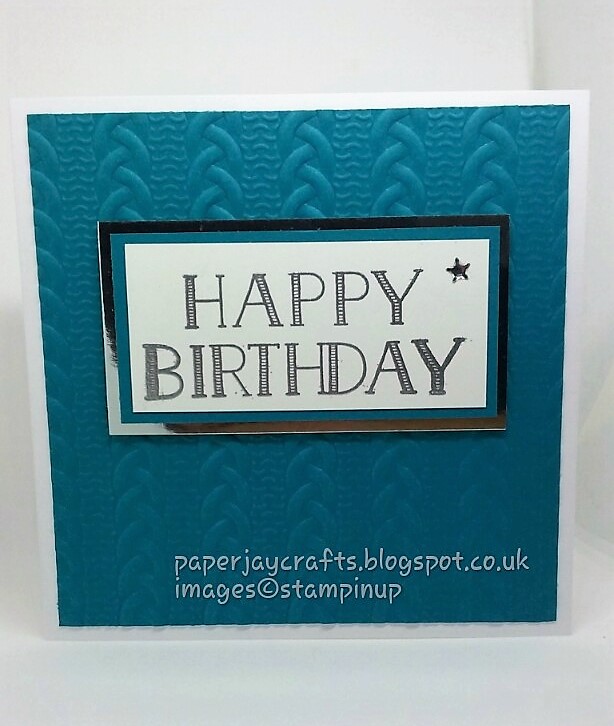 PaperJay Crafts Big on Birthdays Cased Card..