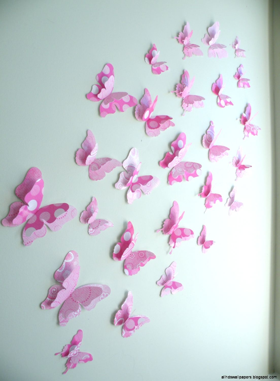 Butterfly Wall Decor Wallpaper