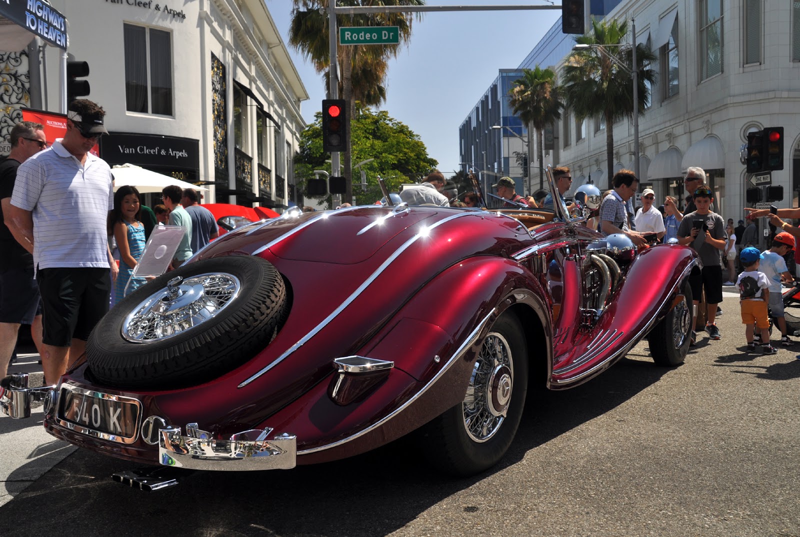 Just A Car Guy the Mercedes Benz at Rodeo Dr looks great, I wonder if