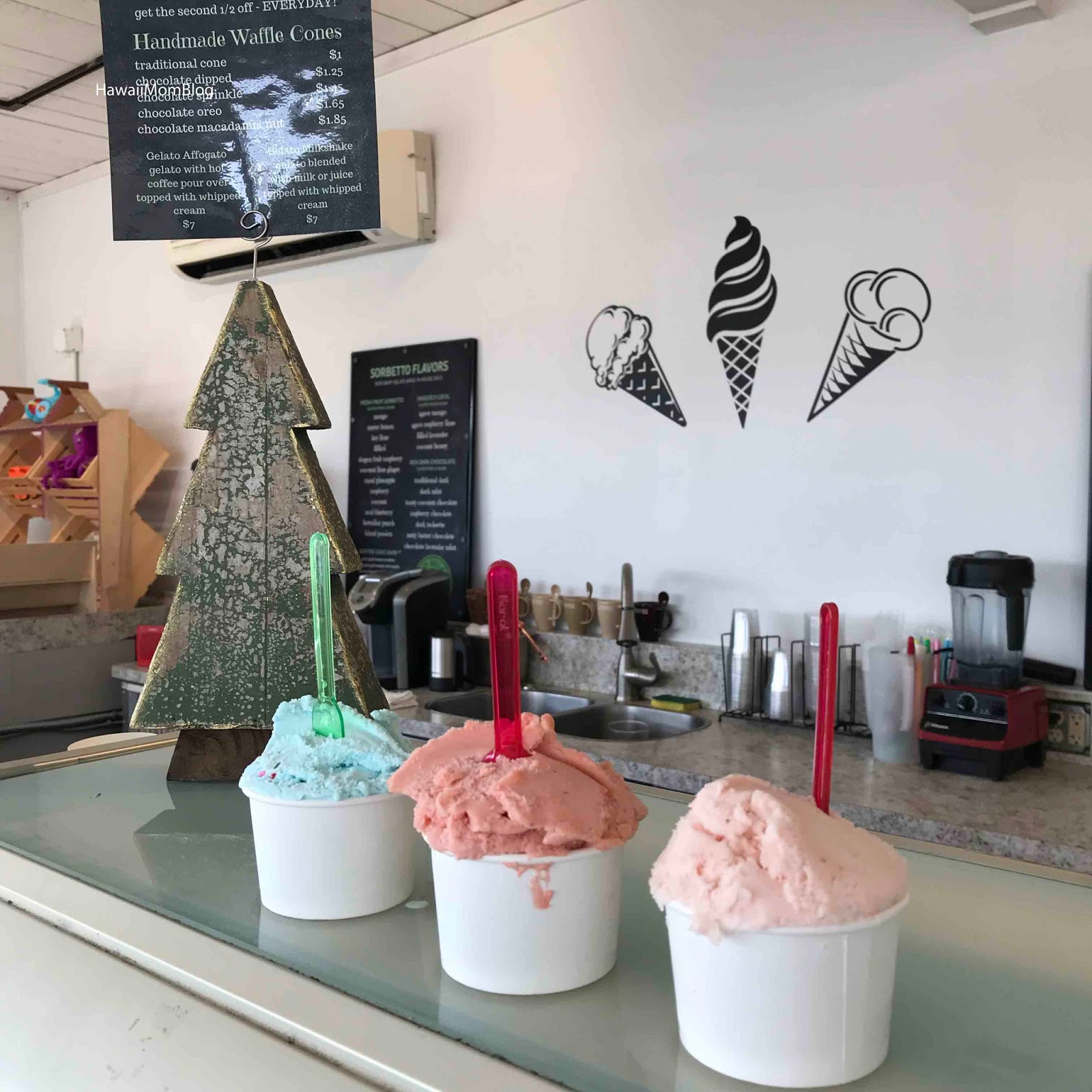 Hawaii Mom Blog Visit Maui Ono Gelato Kihei