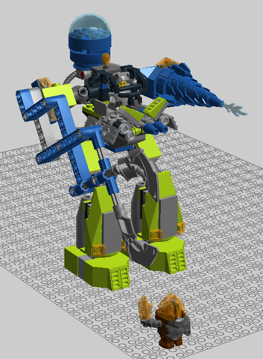 lego power miners magma mech