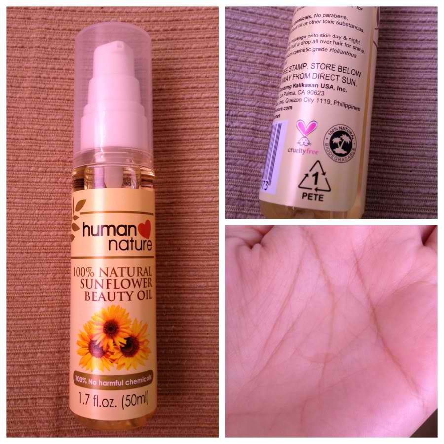 MariaKristela Beauty in a Bottle HHN Sunflower Beauty Oil