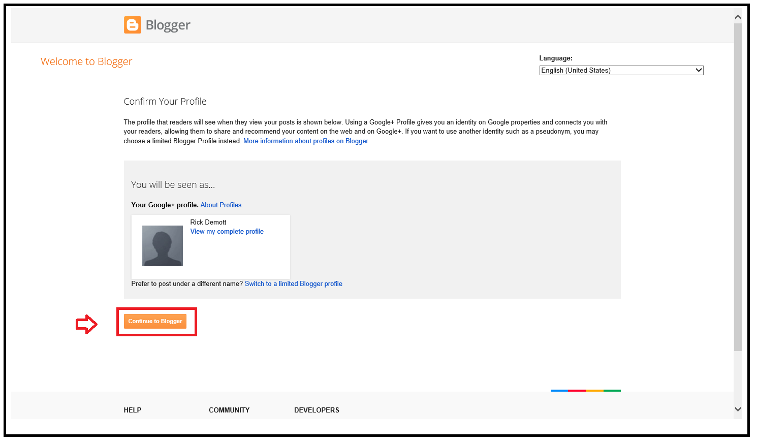 how to create blogspot account - Featured Image