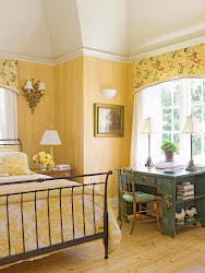 bedroom decorating yellow furniture modern curtains bedding walls decor country wall bedrooms pale colors bed paint brown painted designs wood